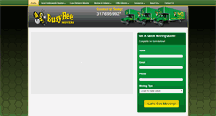 Desktop Screenshot of busybeemovers.com